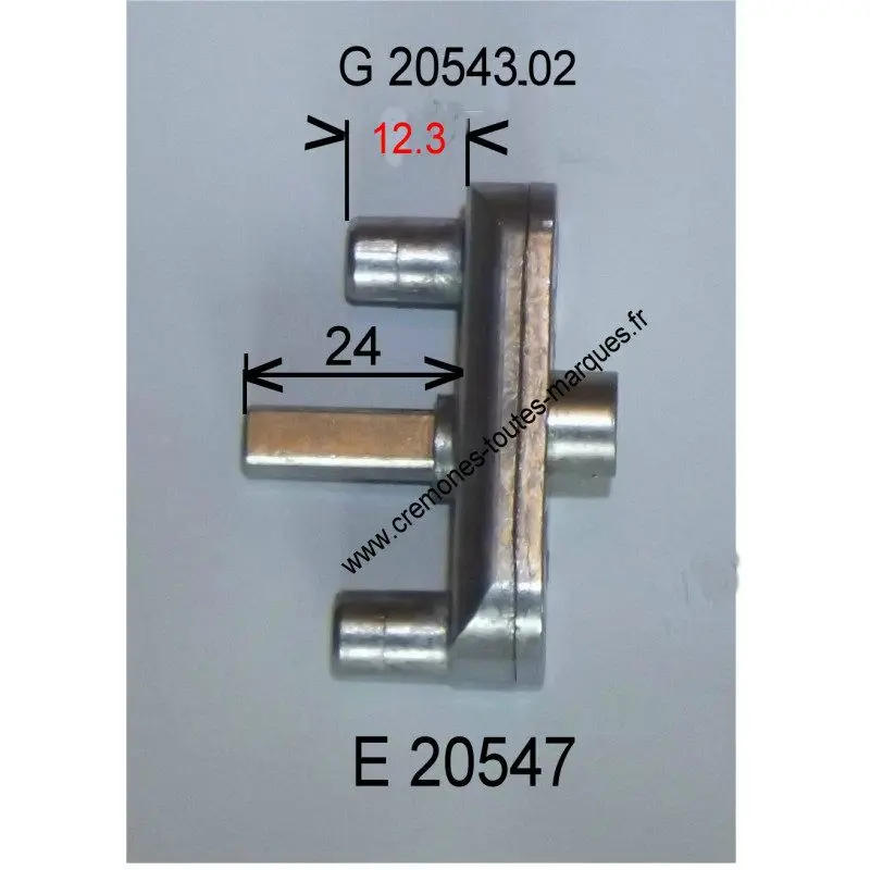 renvoi de fouillot GU G 20543.02 pilier de 12.3 mm